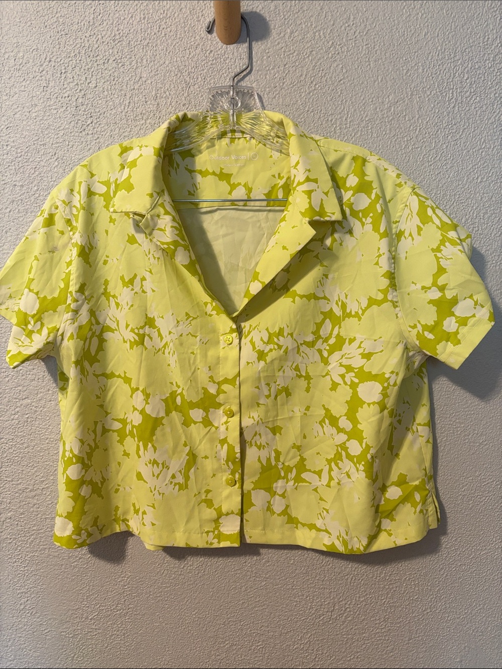 Outdoor voices button down shirt